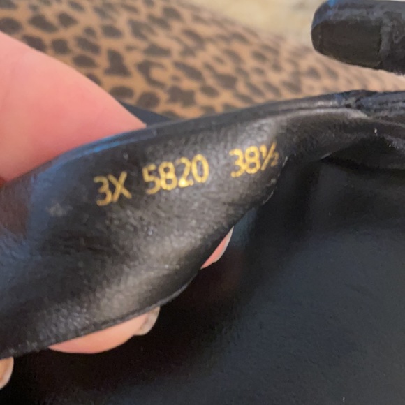 Prada  Velcro Fastening Black Criss Cross leather sandals - Picture 8 of 8